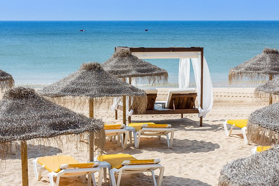 Nau Salema Beach Village Bagian luar foto